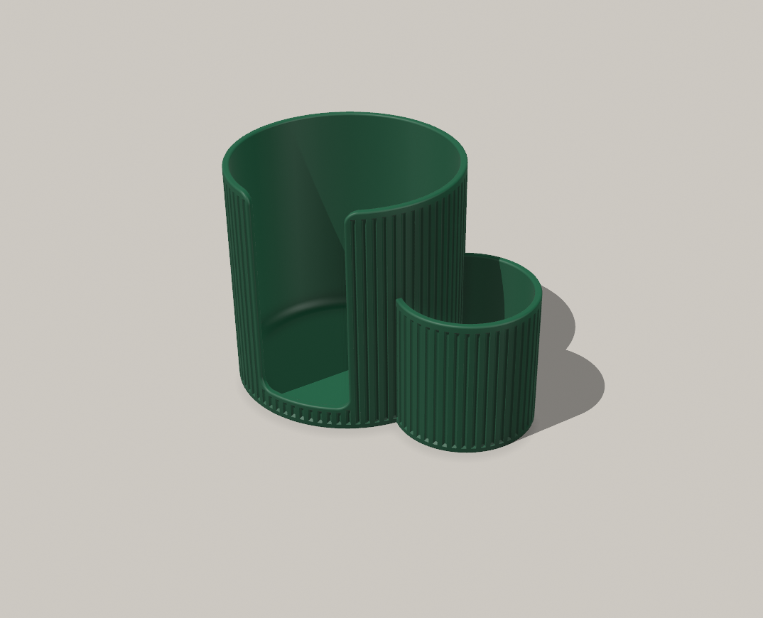 Cotton bud and cotton pad holder for makeup